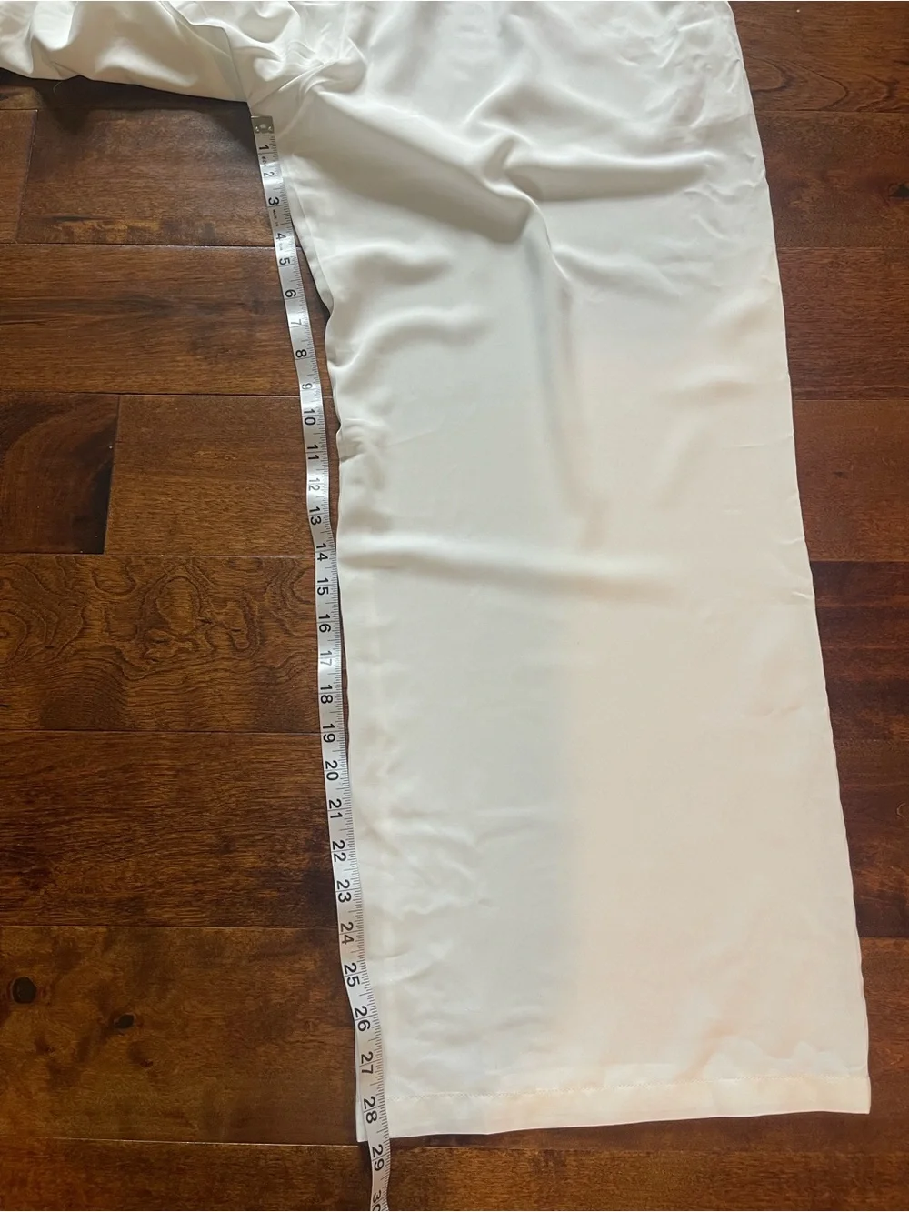 White Wide Leg Elastic Waist Pants Size 2XL      XXL